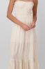 Vestido maxi lino strapless sold by Shasa