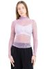 Blusa mesh plisada brillos sold by Shasa