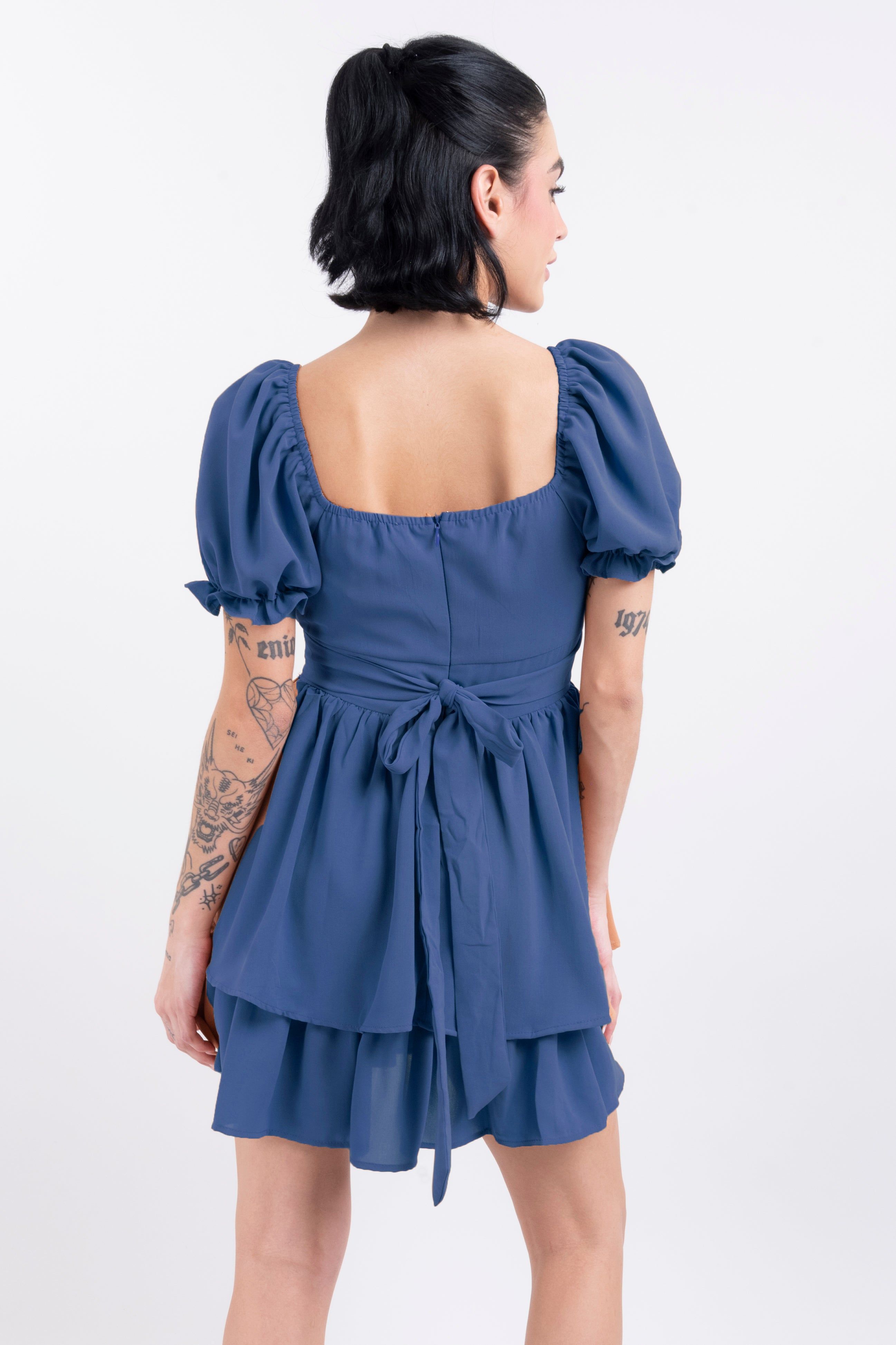 Vestido Mini Capas Moño sold by Shasa product image thumbnail 4