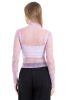 Blusa mesh plisada brillos sold by Shasa