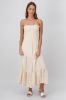 Vestido maxi lino strapless sold by Shasa