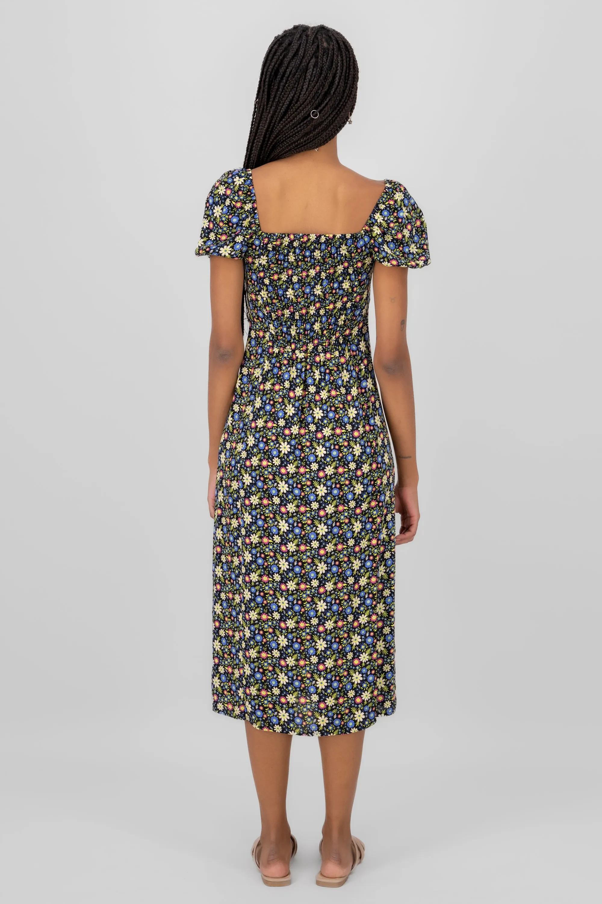 Vestido estampado flores sold by Shasa product image thumbnail 4