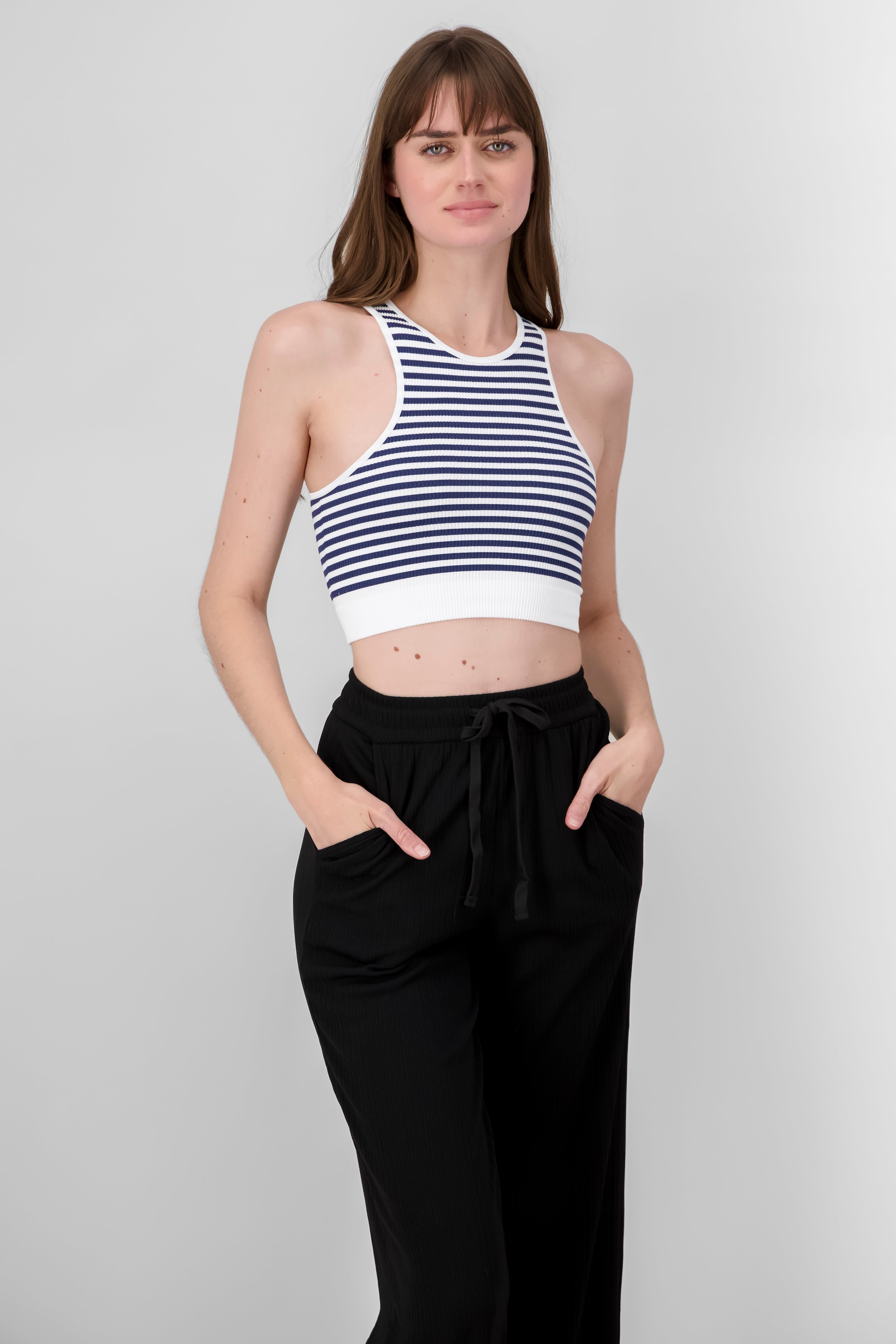 Top corto rayas sold by Shasa