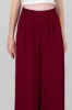 Pantalón Wide Leg Cintura Alta Fruncida sold by Shasa