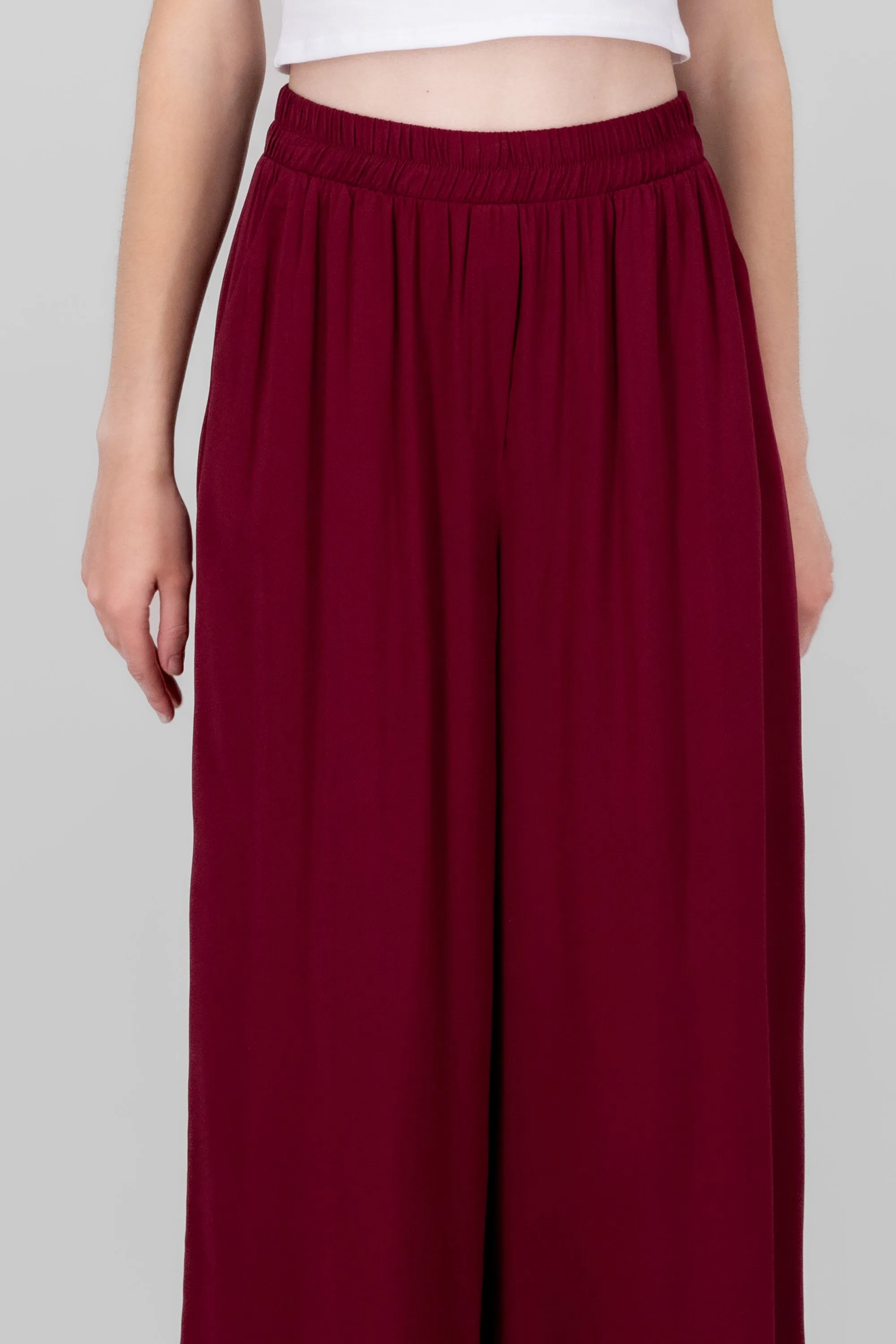 Pantalón Wide Leg Cintura Alta Fruncida sold by Shasa product image thumbnail 5