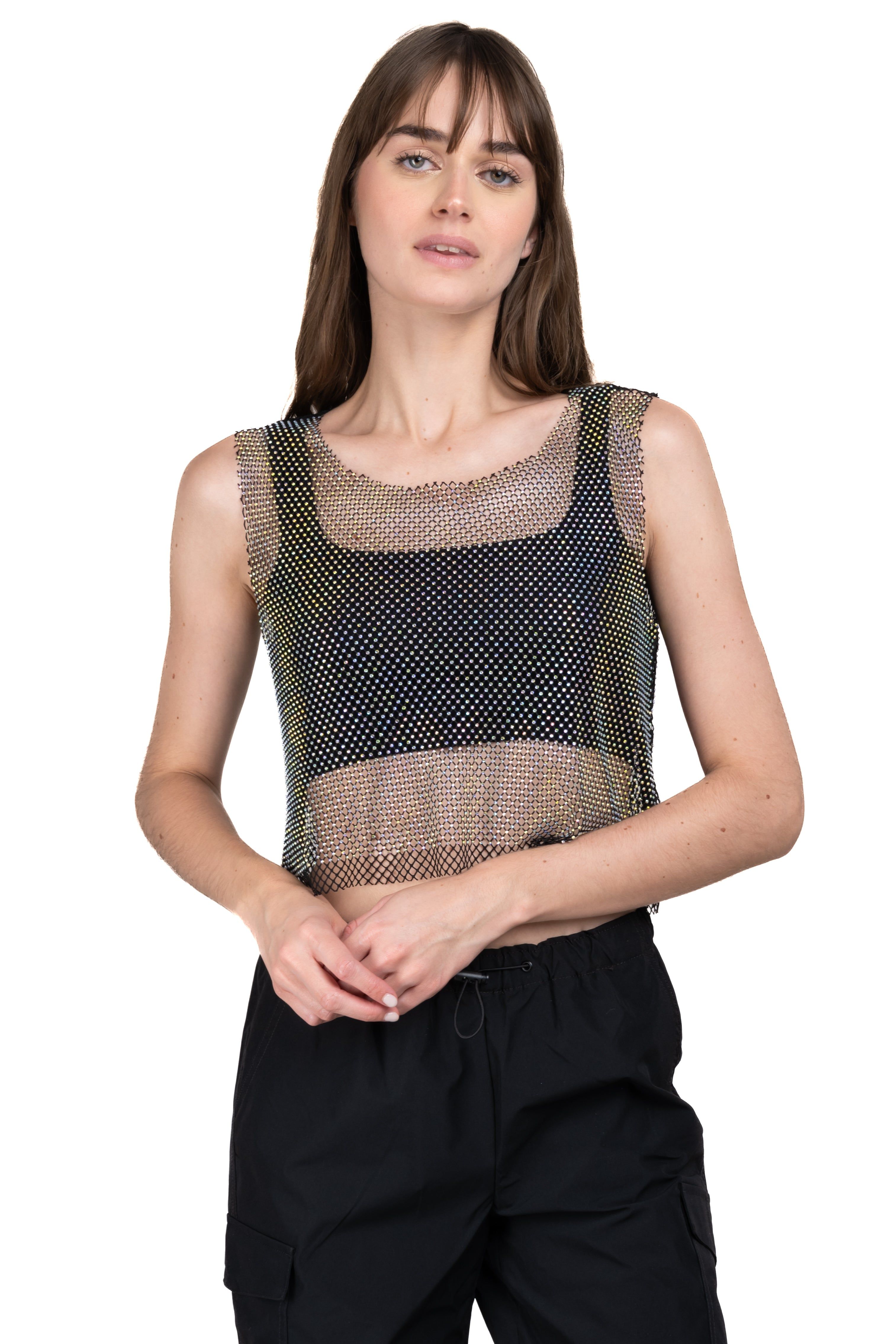 Top sin manga con brillos sold by Shasa product image thumbnail 5