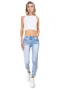Jeans skinny cintura media sold by Shasa