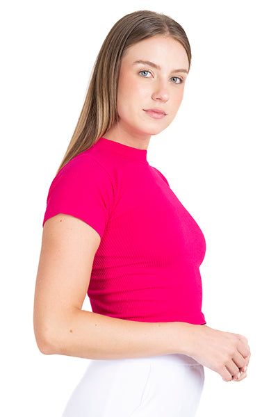 Top acanalado manga corta sold by Shasa product image thumbnail 3