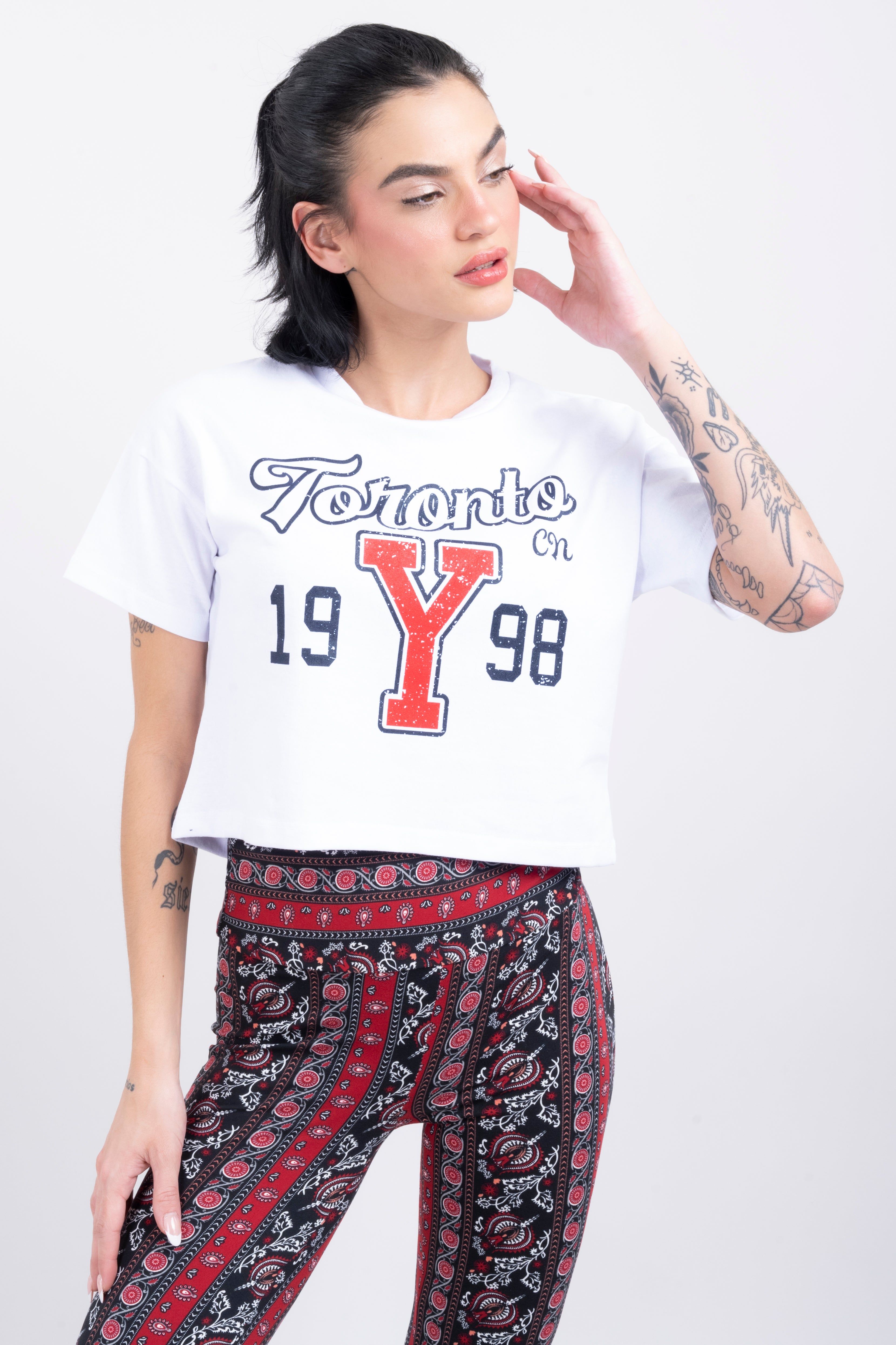 Playera crop Toronto sold by Shasa product image thumbnail 5
