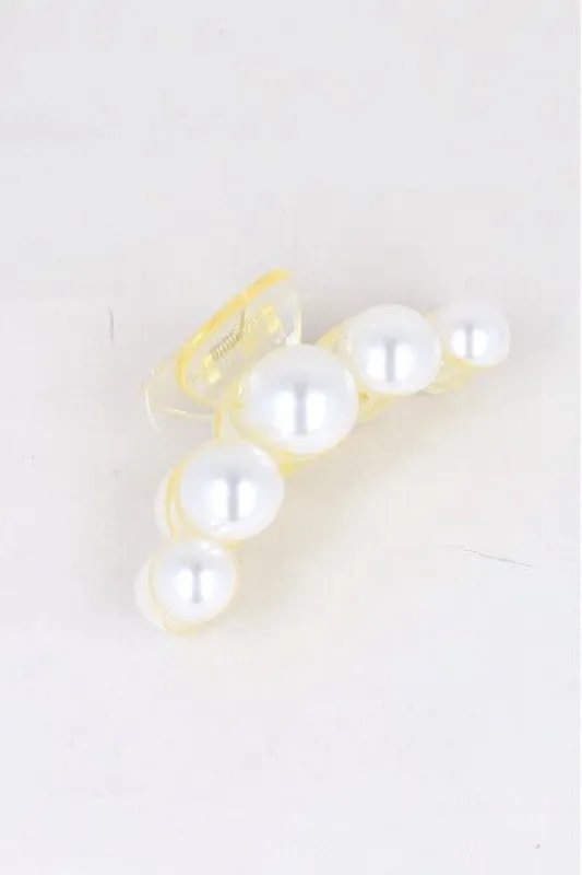 Pinza curva perlas maxi sold by Shasa