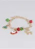 Pulsera eslabones dijes navideños sold by Shasa