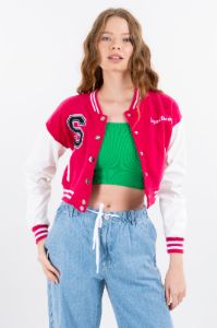 Chamarra bomber parche S sold by Shasa