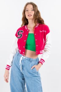 Chamarra bomber parche S sold by Shasa