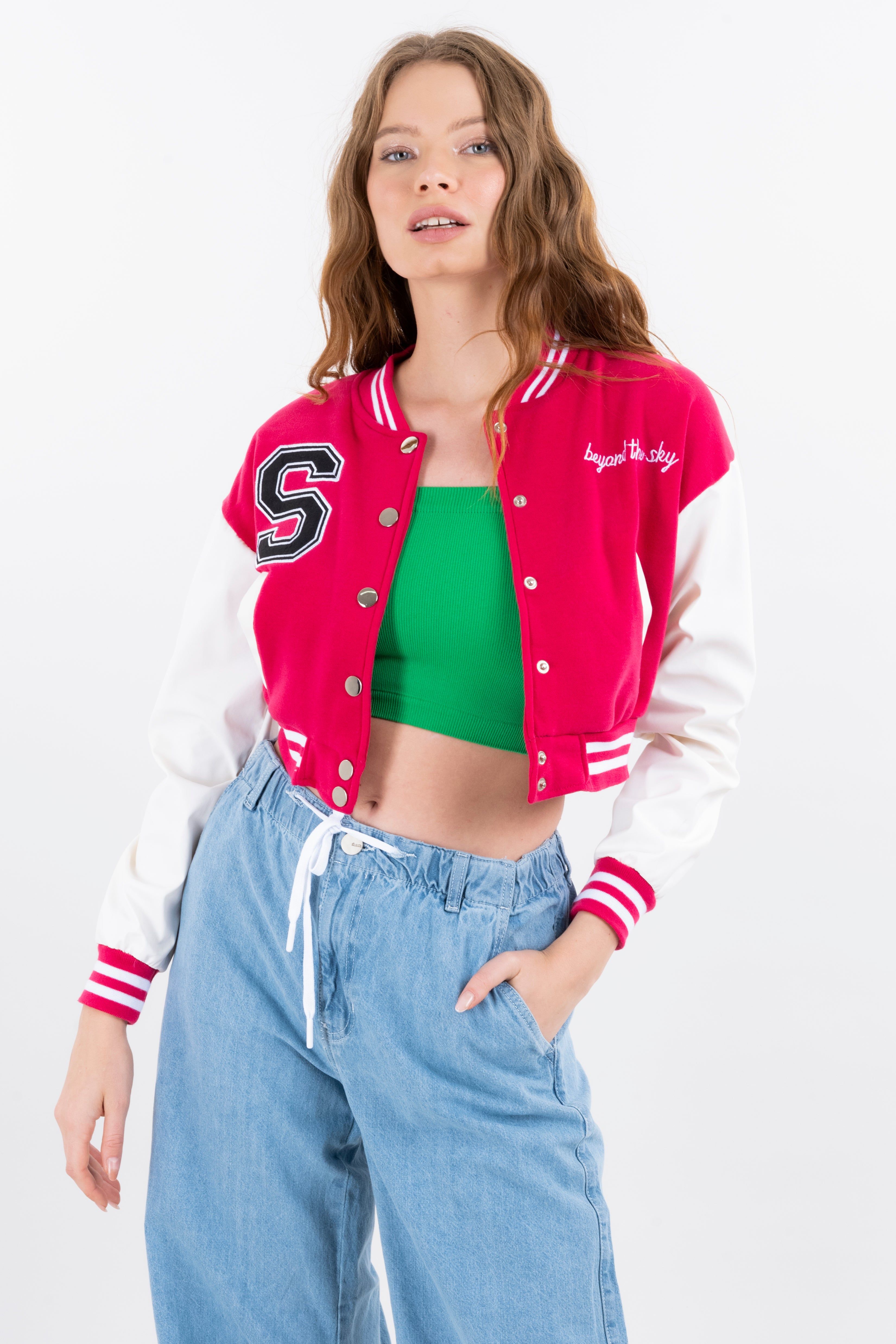 Chamarra bomber parche S sold by Shasa