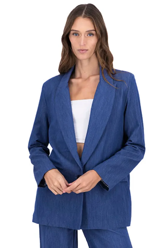 Blazer Boton Detalle Mangas sold by Shasa