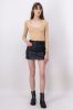 Falda mini efecto piel botones sold by Shasa