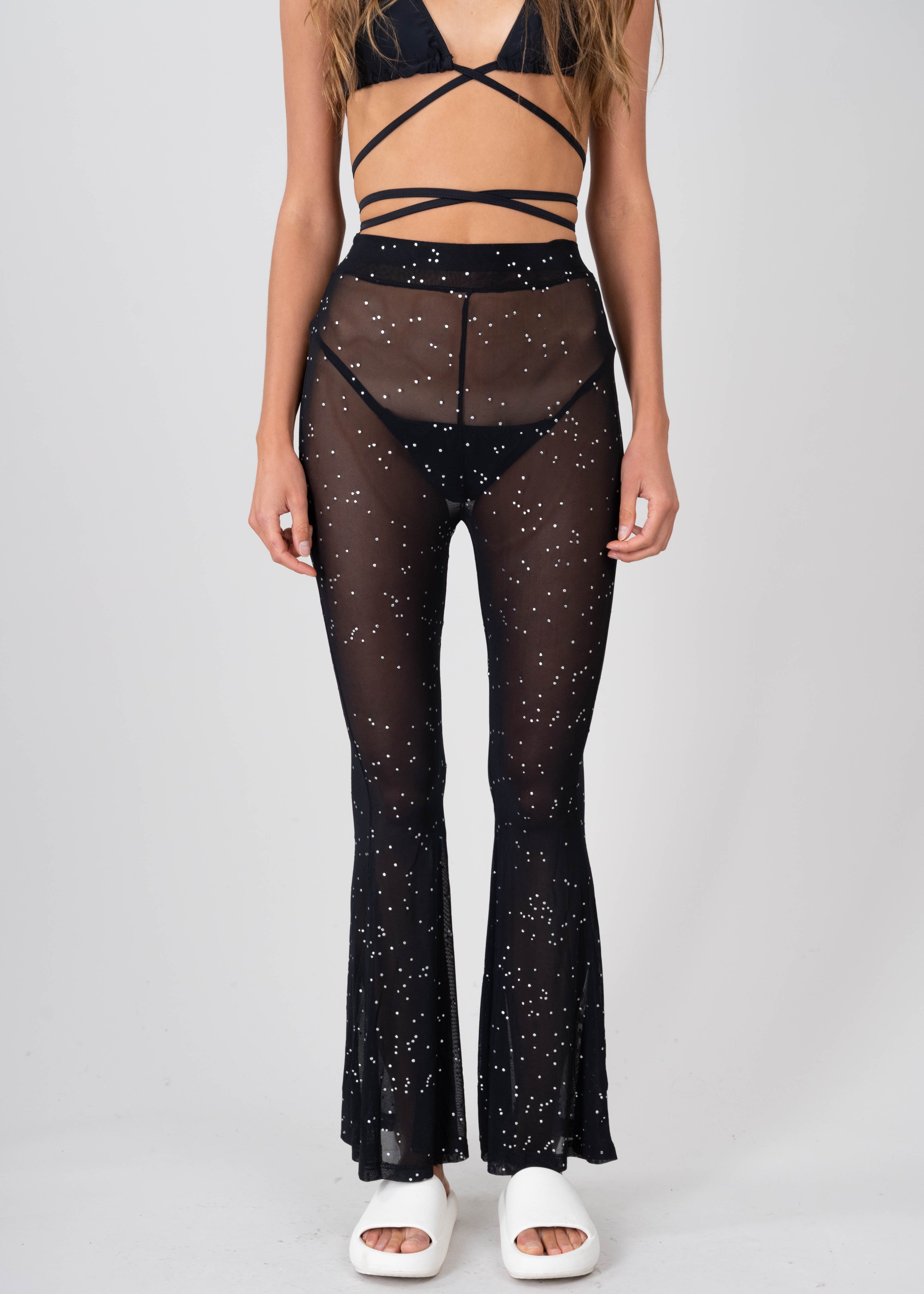 Pantalón acampanado mesh sold by Shasa product image thumbnail 2