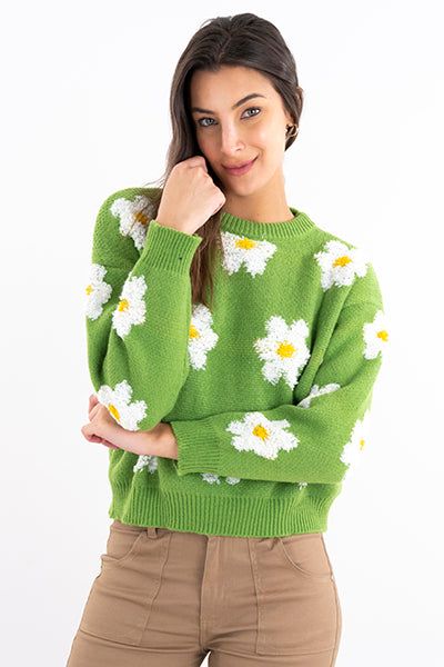 Suéter Estampado Flores sold by Shasa