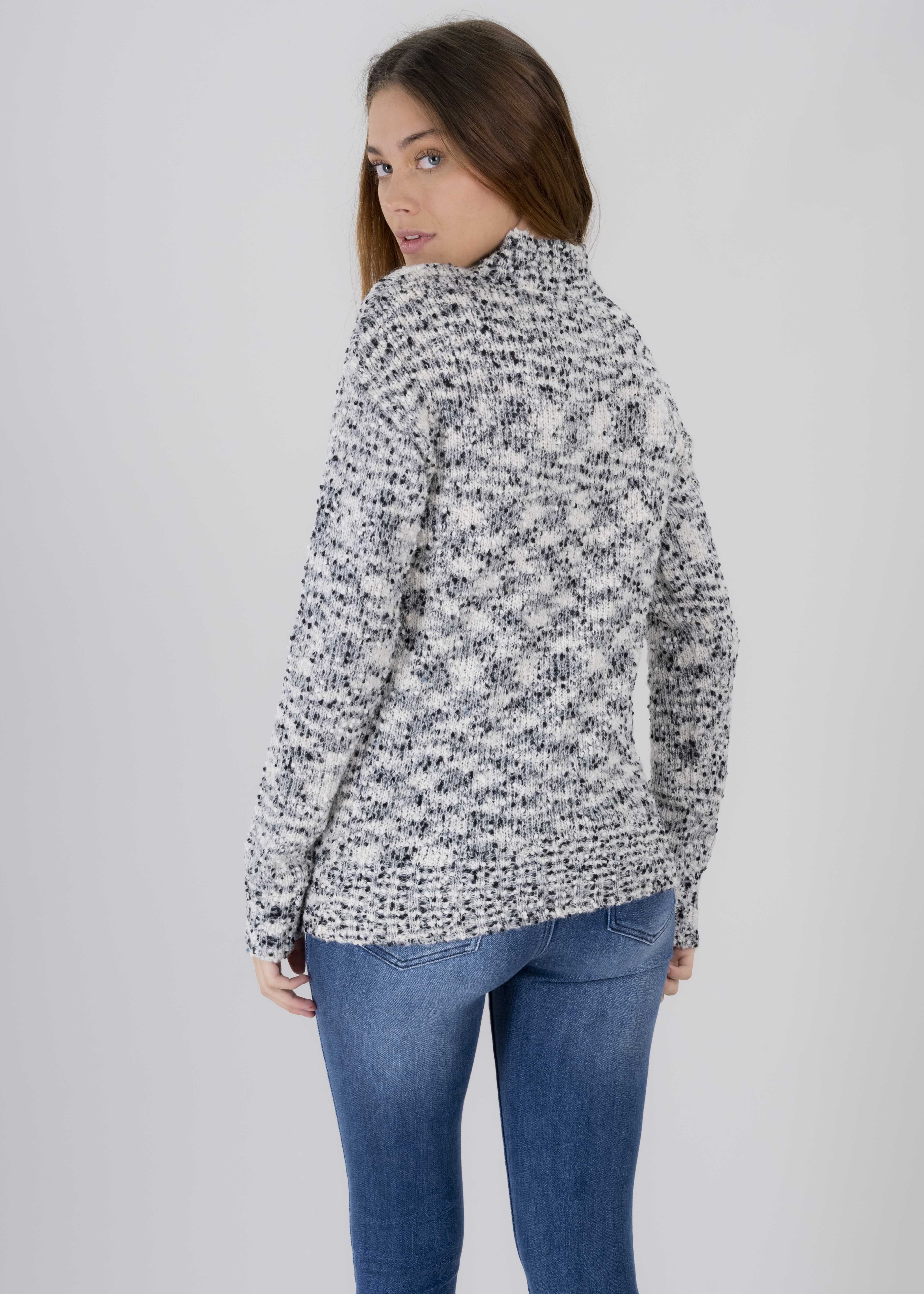 Suéter jaspeado cuello alto sold by Shasa product image thumbnail 4