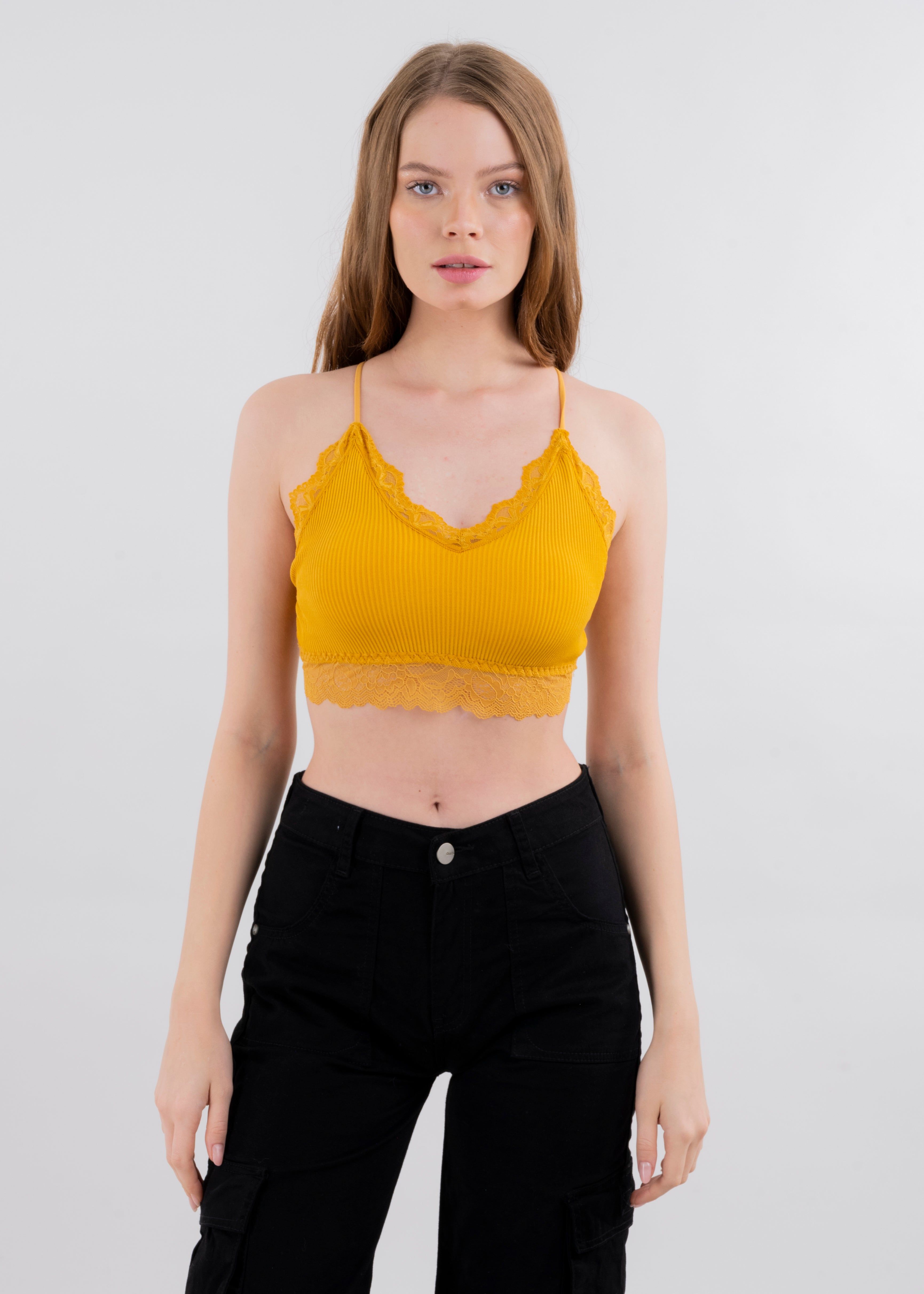 Bralette acanalado encaje sold by Shasa product image thumbnail 2