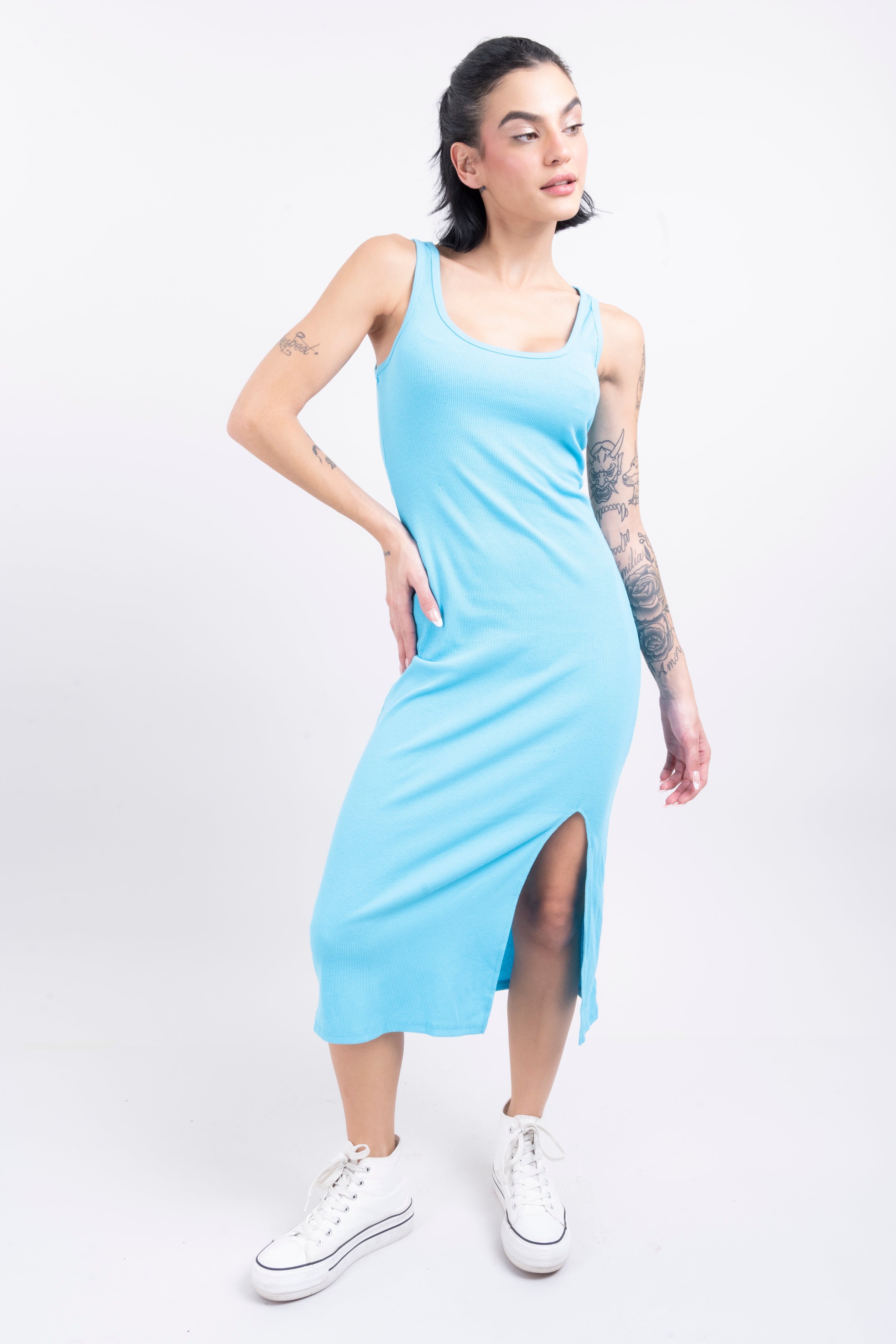 Vestido midi bodycon abertura sold by Shasa product image thumbnail 2