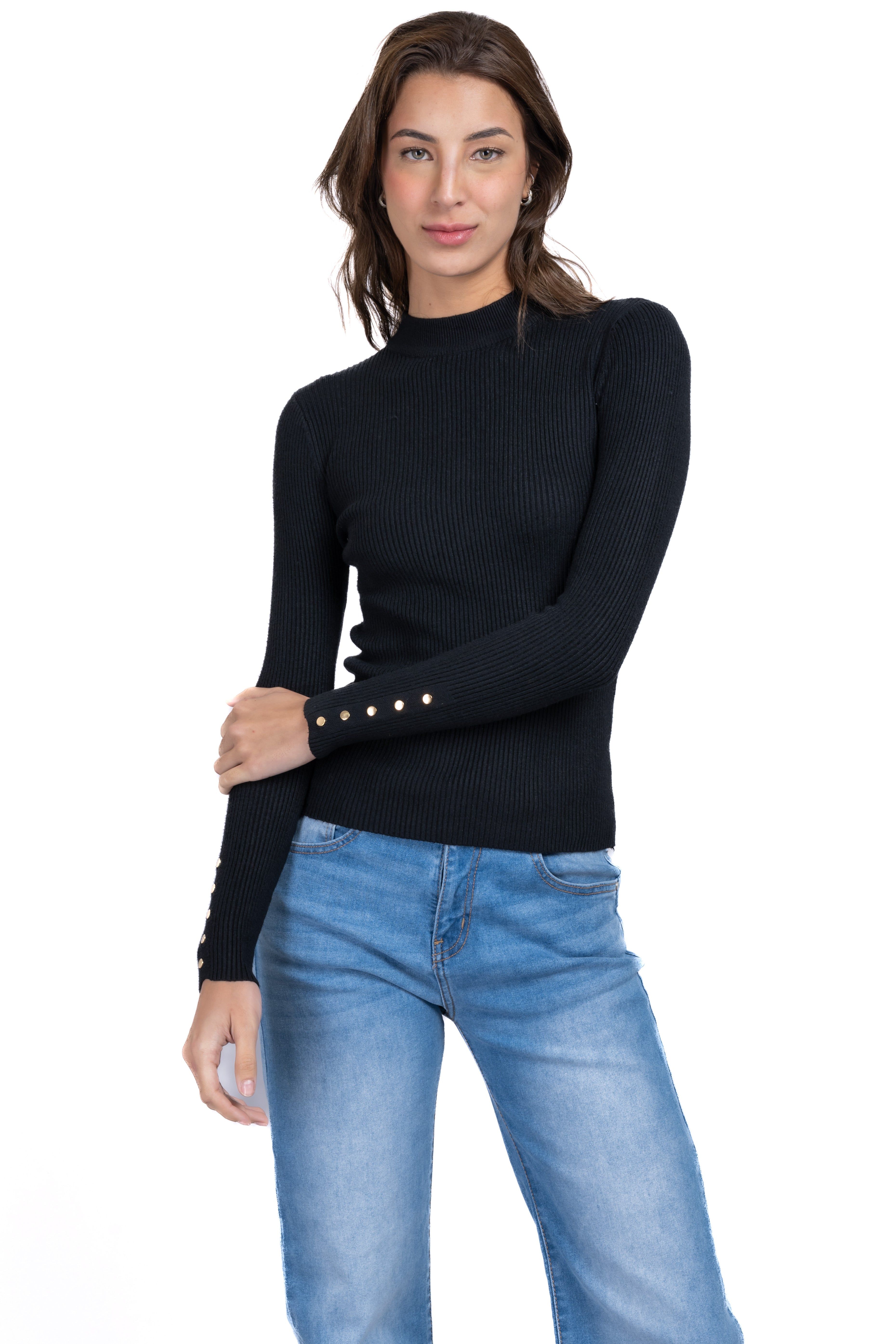 Suéter acanalado botones sold by Shasa product image thumbnail 2