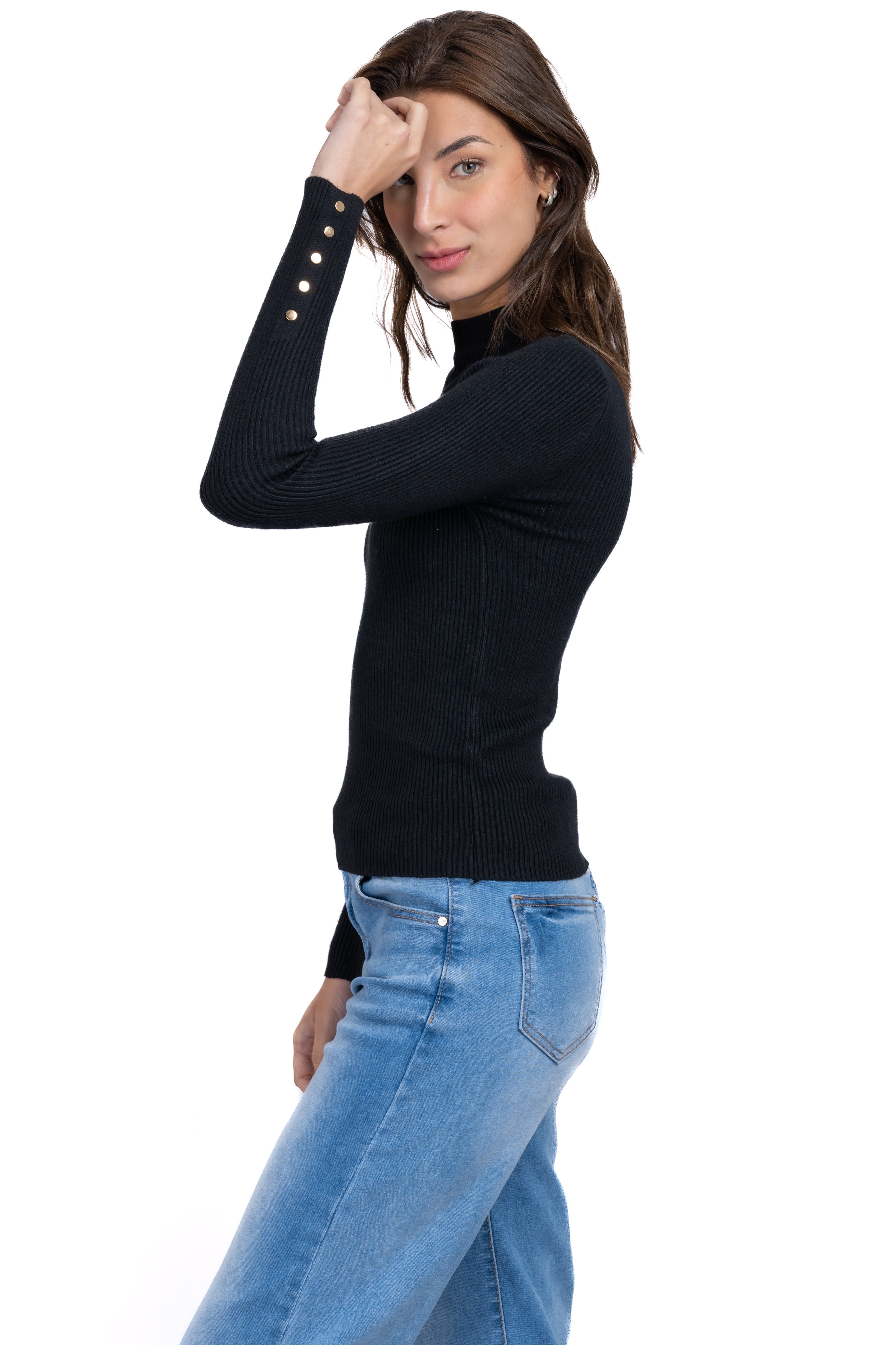 Suéter acanalado botones sold by Shasa product image thumbnail 3