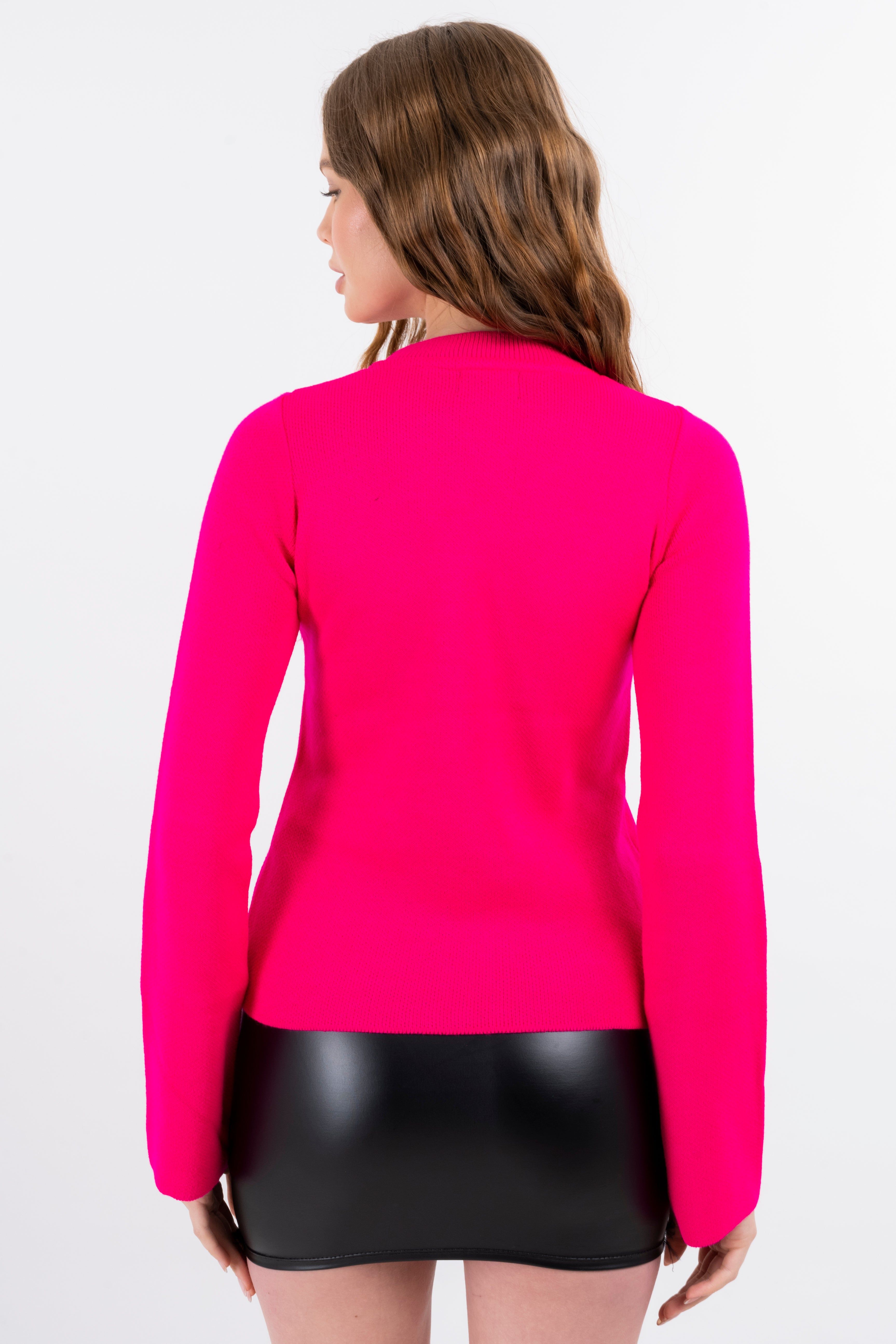 Suéter textura cuello redondo sold by Shasa product image thumbnail 4