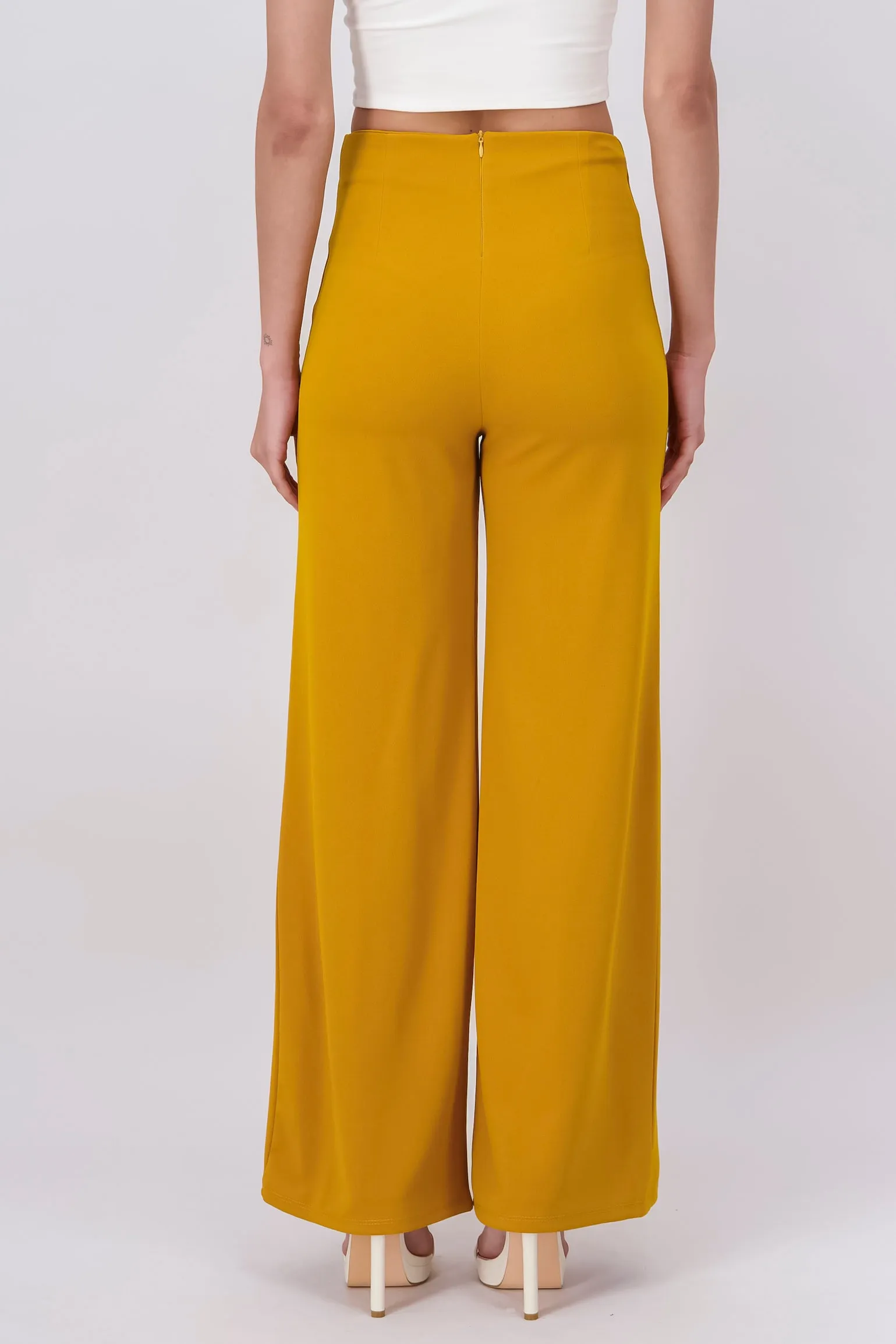 Pantalón Wide Leg Cintura Alta Costuras sold by Shasa product image thumbnail 4