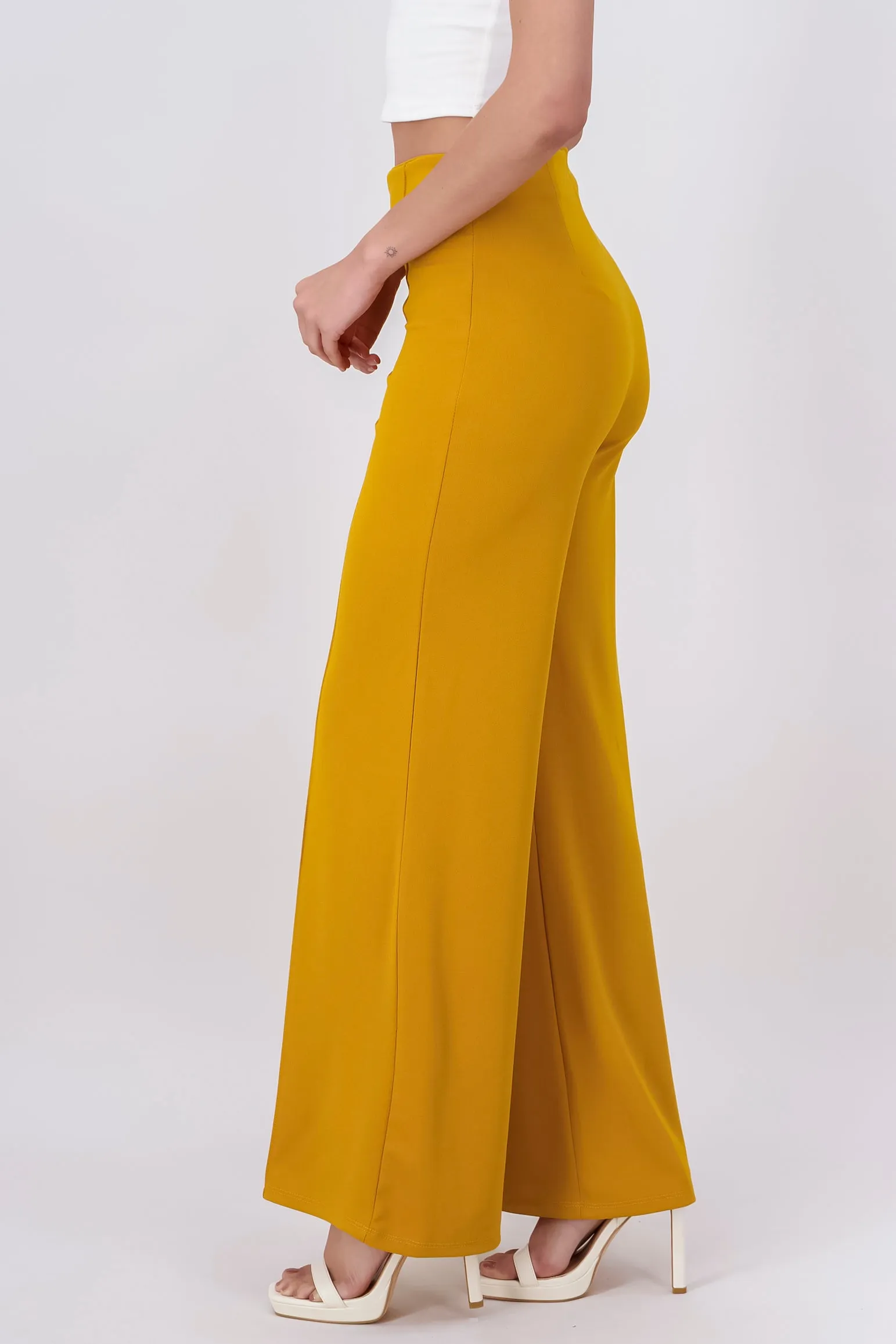 Pantalón Wide Leg Cintura Alta Costuras sold by Shasa product image thumbnail 3