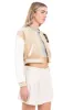 Chamarra bomber pana parche sold by Shasa