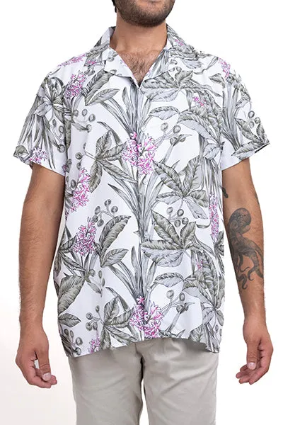 Camisa resort flores tropicales sold by Shasa