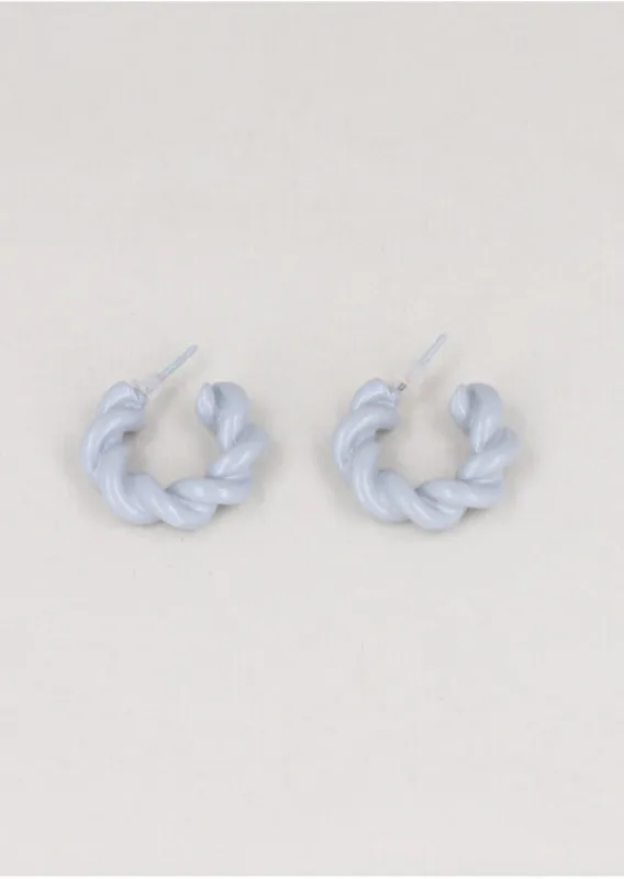 Aretes Aro Abierto Trenzado sold by Shasa