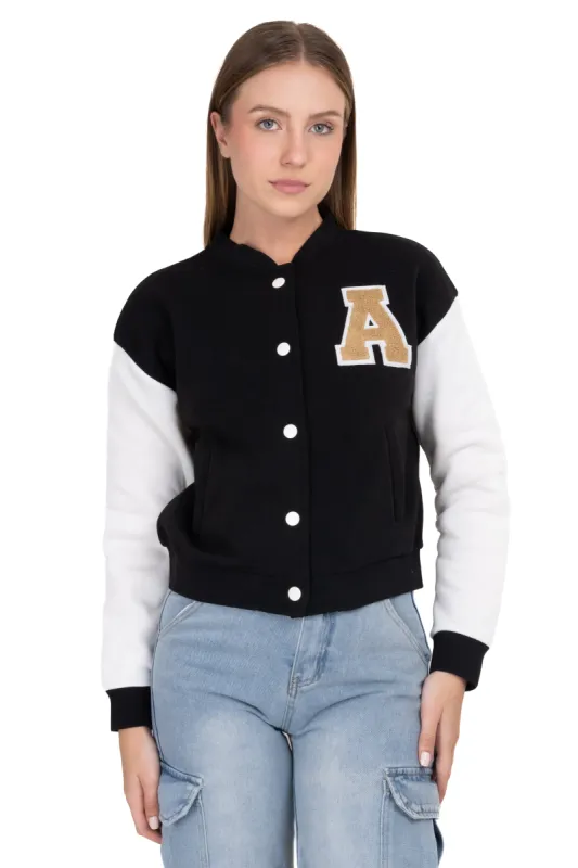 Bomber bicolor parche A sold by Shasa