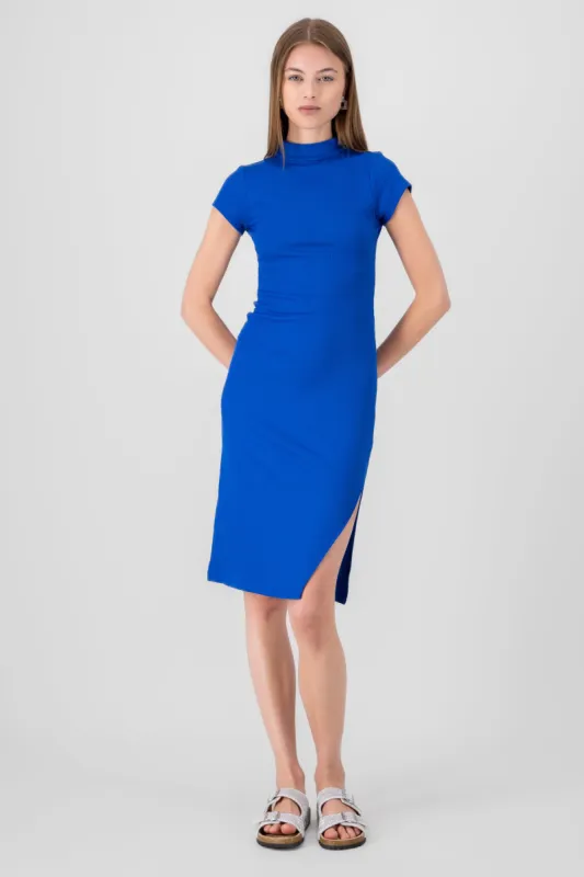 Vestido midi ajustado manga corta sold by Shasa