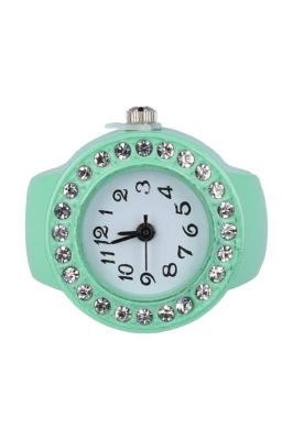 Anillo reloj brillos sold by Shasa