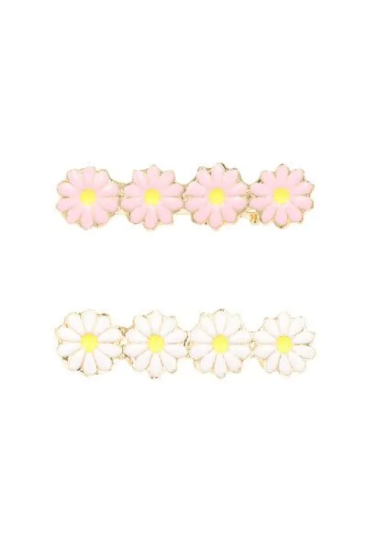 Set 2 pasadores flores sold by Shasa