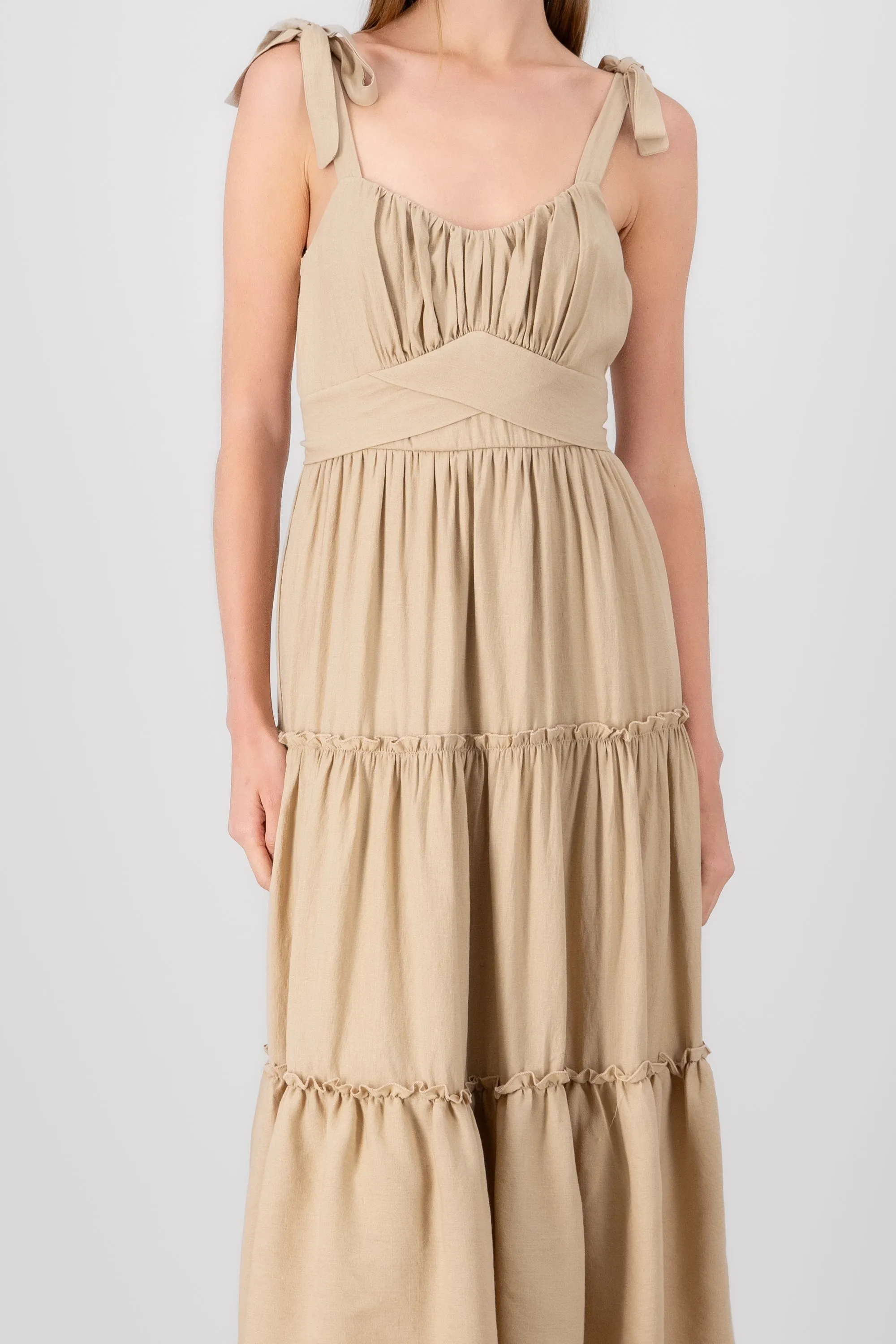 Vestido maxi liso sold by Shasa product image thumbnail 5