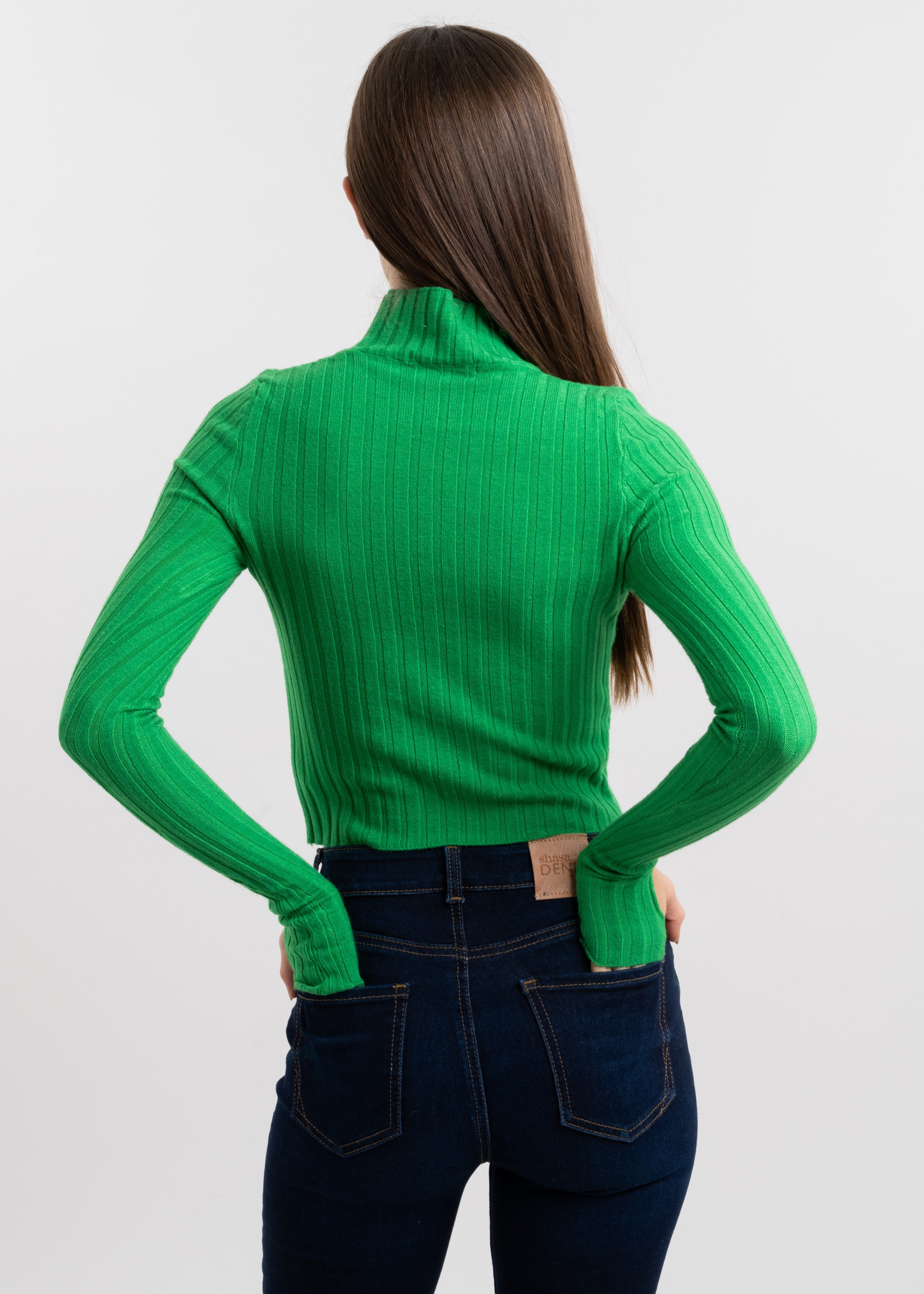 Suéter crop acanalado sold by Shasa product image thumbnail 4