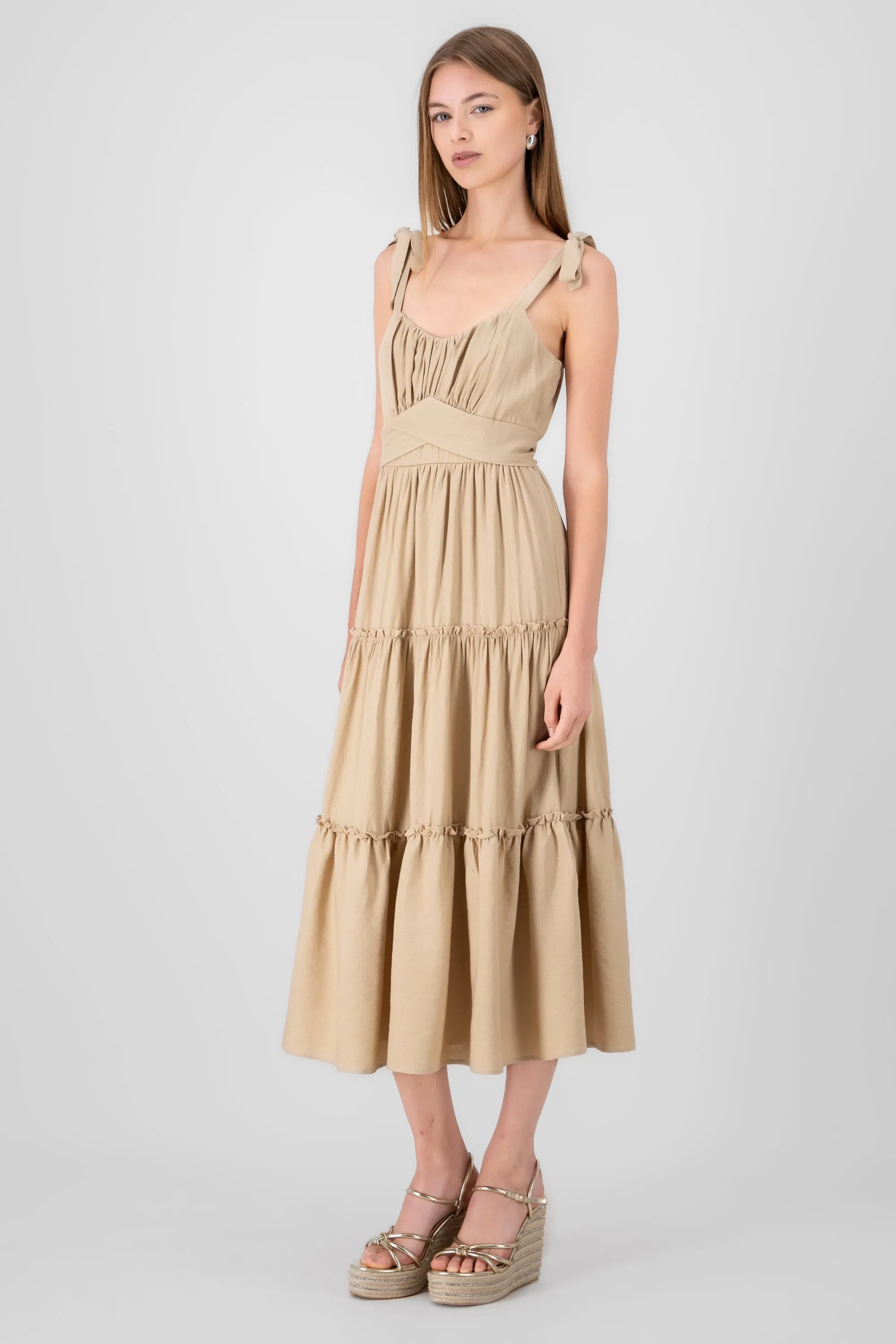 Vestido maxi liso sold by Shasa product image thumbnail 3
