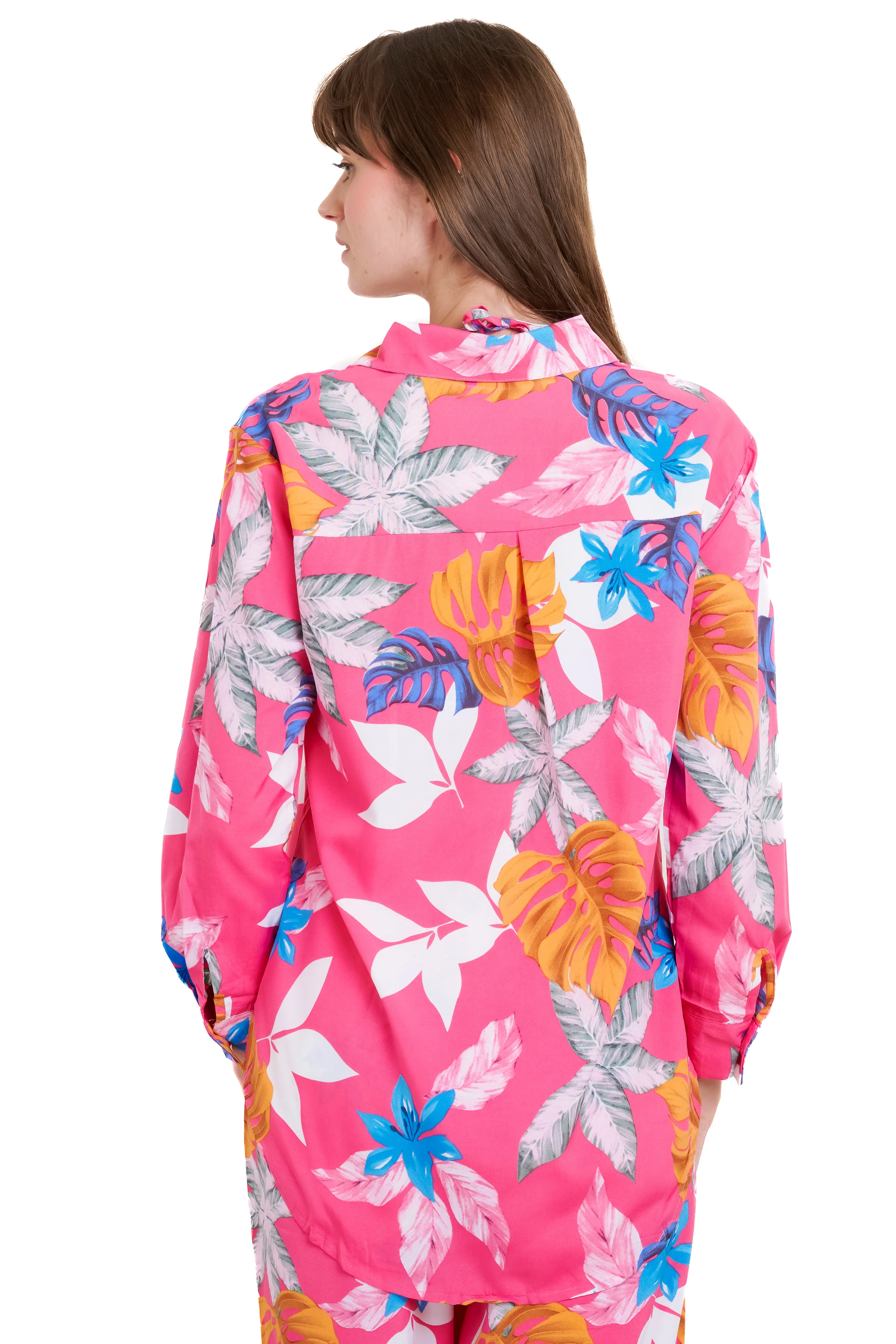 Camisa manga larga botones estampado flores sold by Shasa product image thumbnail 4