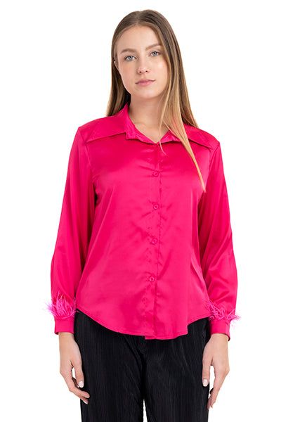 Camisa satinada lisa sold by Shasa product image thumbnail 2