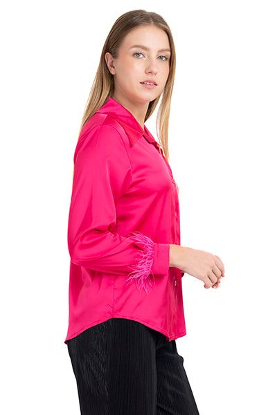 Camisa satinada lisa sold by Shasa product image thumbnail 3