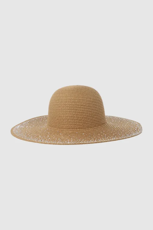 Sombrero floppy aplicación brillo sold by Shasa