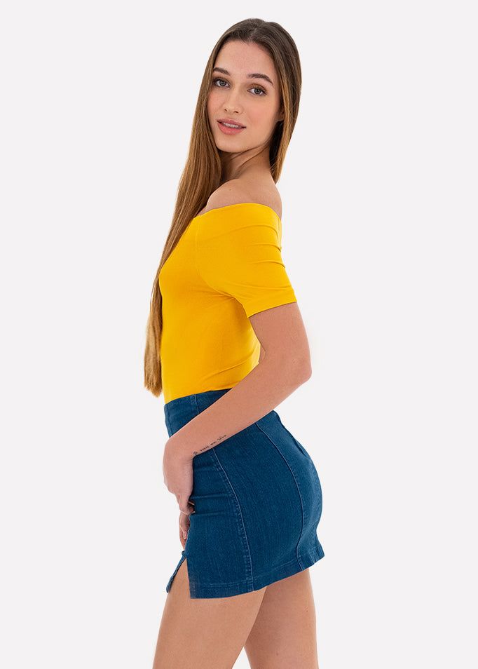 Bodysuit liso hombros descubiertos sold by Shasa product image thumbnail 2