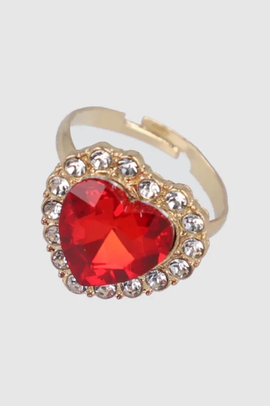 Anillo Corazón Cristal Brillos sold by Shasa
