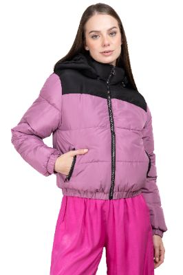 Chamarra capitonada bicolor sold by Shasa