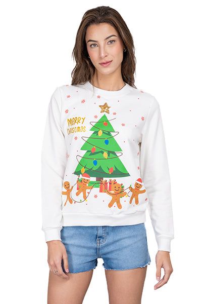 Sudadera estampado navideño pino galletas sold by Shasa product image thumbnail 5