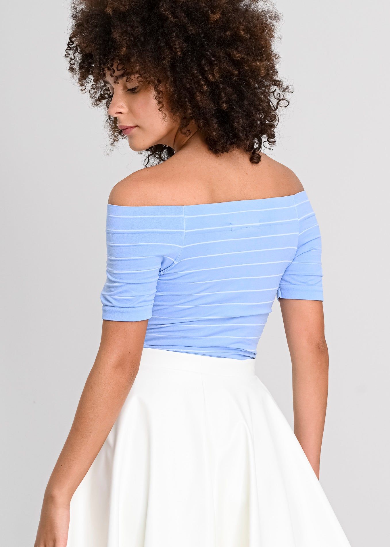 Bodysuit rayas hombro descubierto sold by Shasa product image thumbnail 4