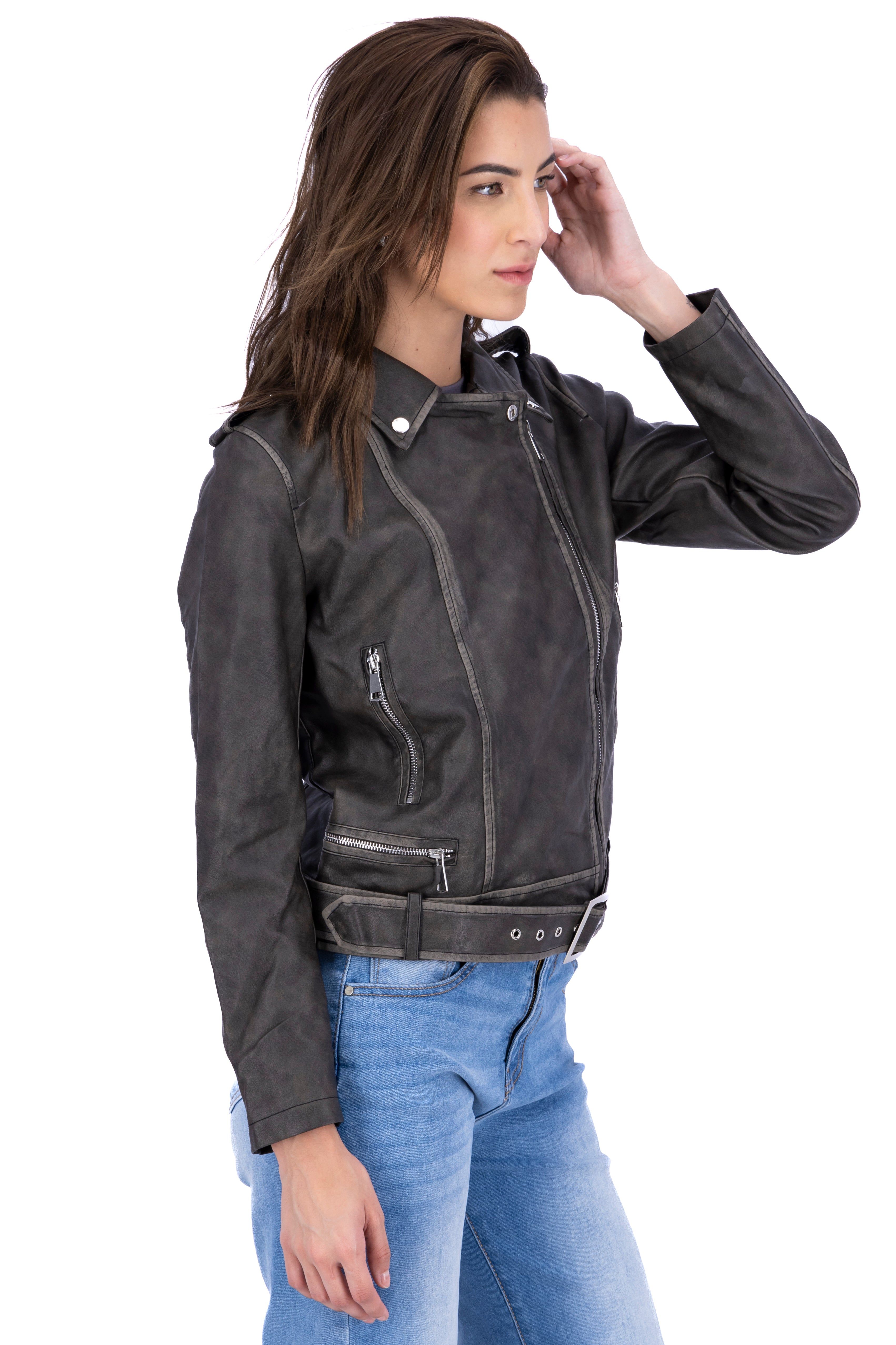 Chamarra pu biker vintage sold by Shasa product image thumbnail 3